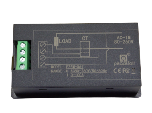 Цифровой переменный вольтметр - амперметр - счетчик мощности 80-260В  0 -100А 