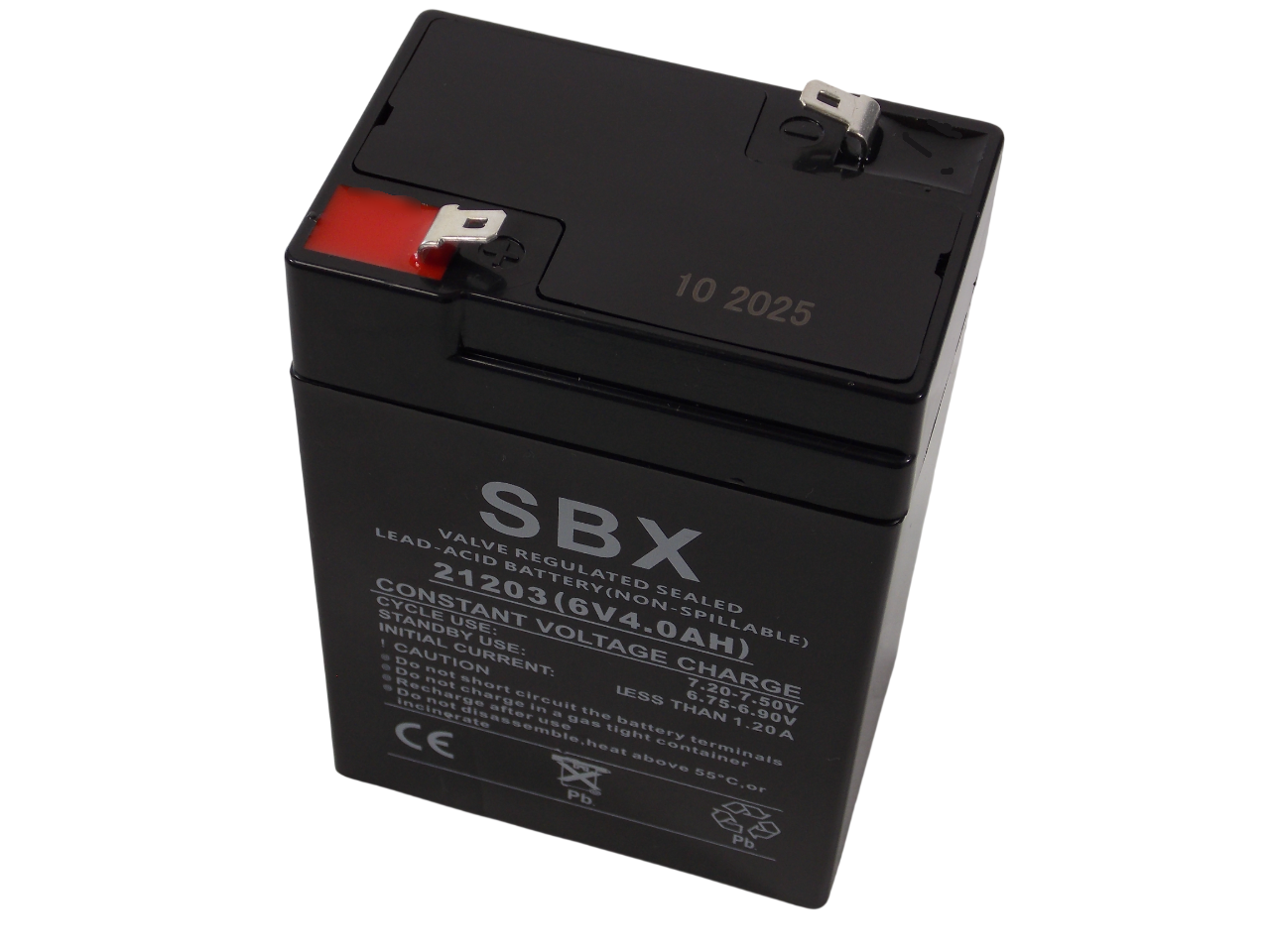 Свинцово - кислотный аккумулятор  6В - 4А/ч