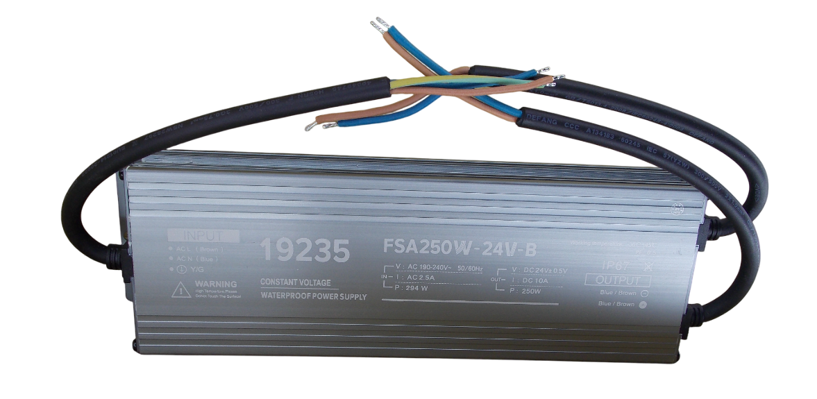 Блок питания FSA  24B - 10A - 250Вт  IP67