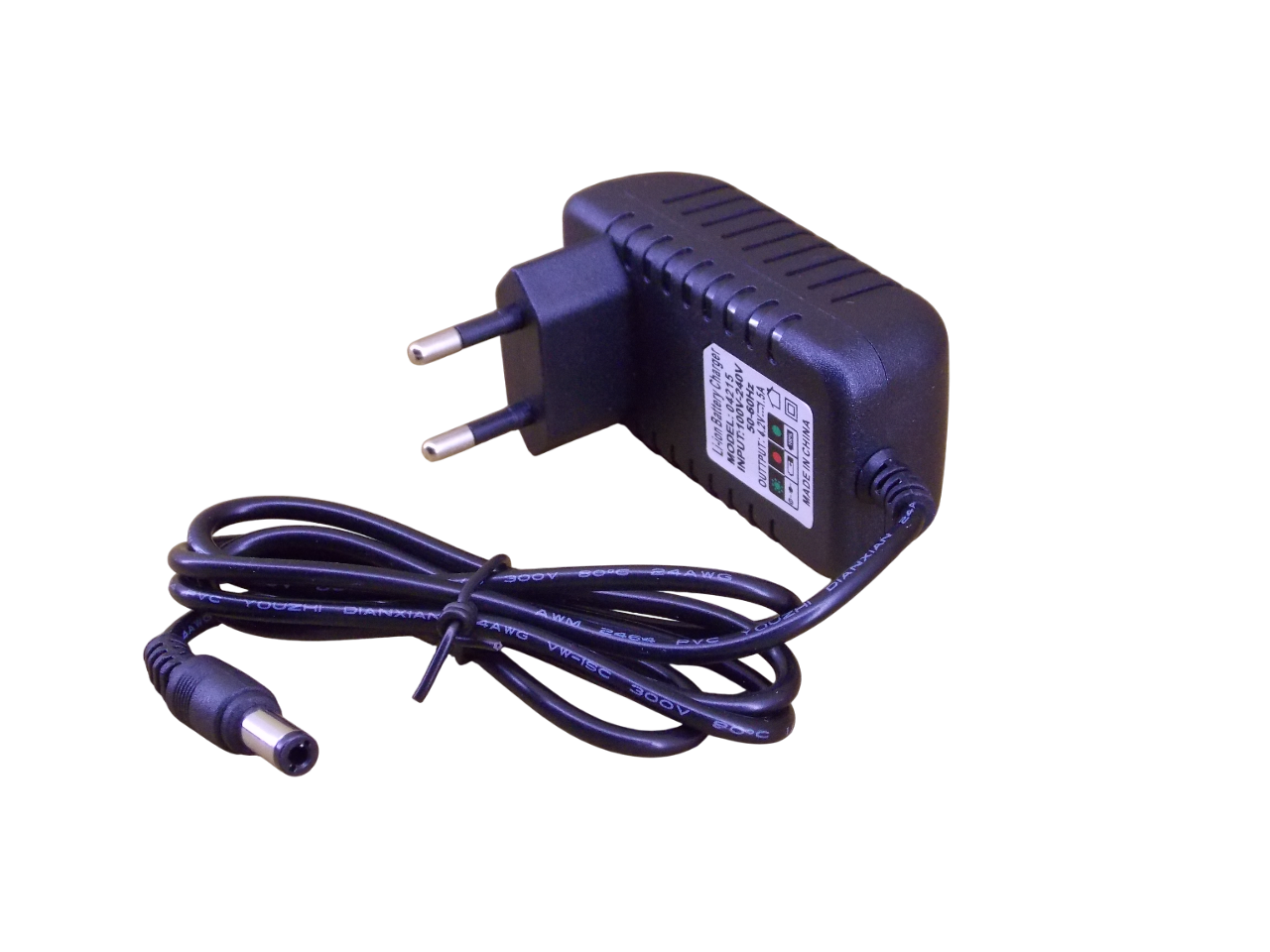 Зарядное устройство для  Li-Ion 4.2В - 1.5A размер штекера 5.5*2.5мм