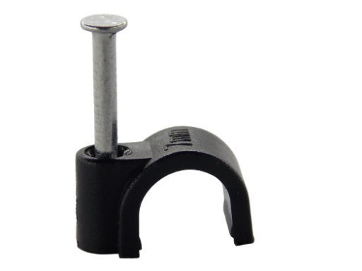 Крепёж для кабеля круглый 7мм / 100штук