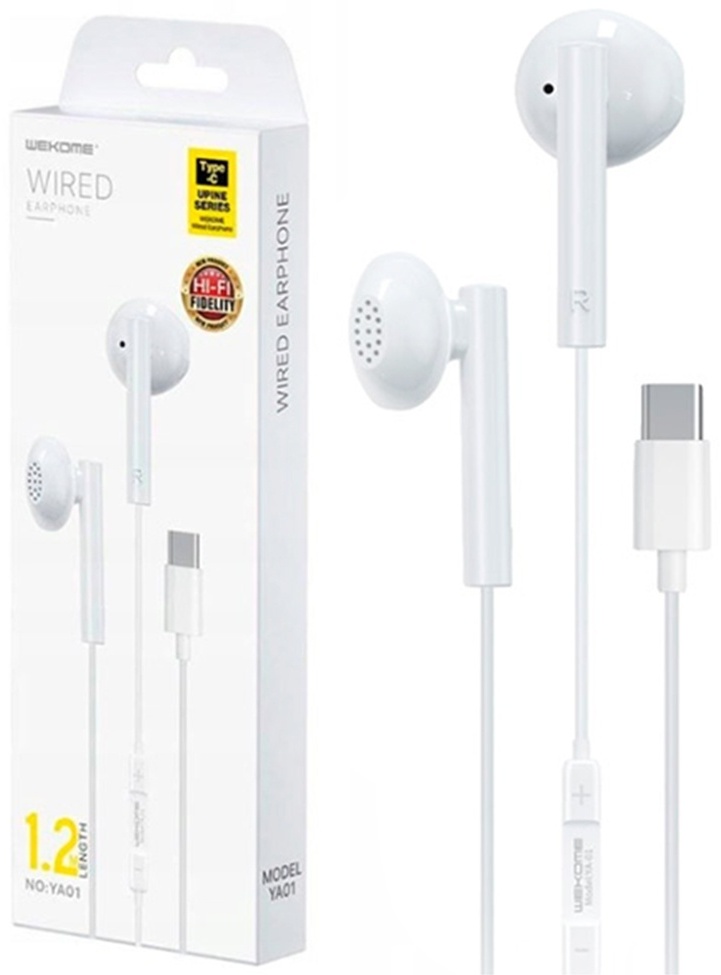 Наушники  Wekome  YAO1 3,5mm white