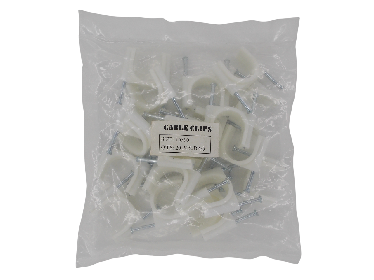 Крепеж для кабеля круглый  30мм / 20 штук  