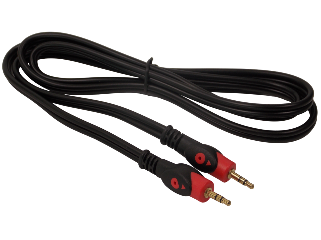 Шнур jack 3.5мм стерео  на  jack 3.5мм стерео / 1.5 метра / черный