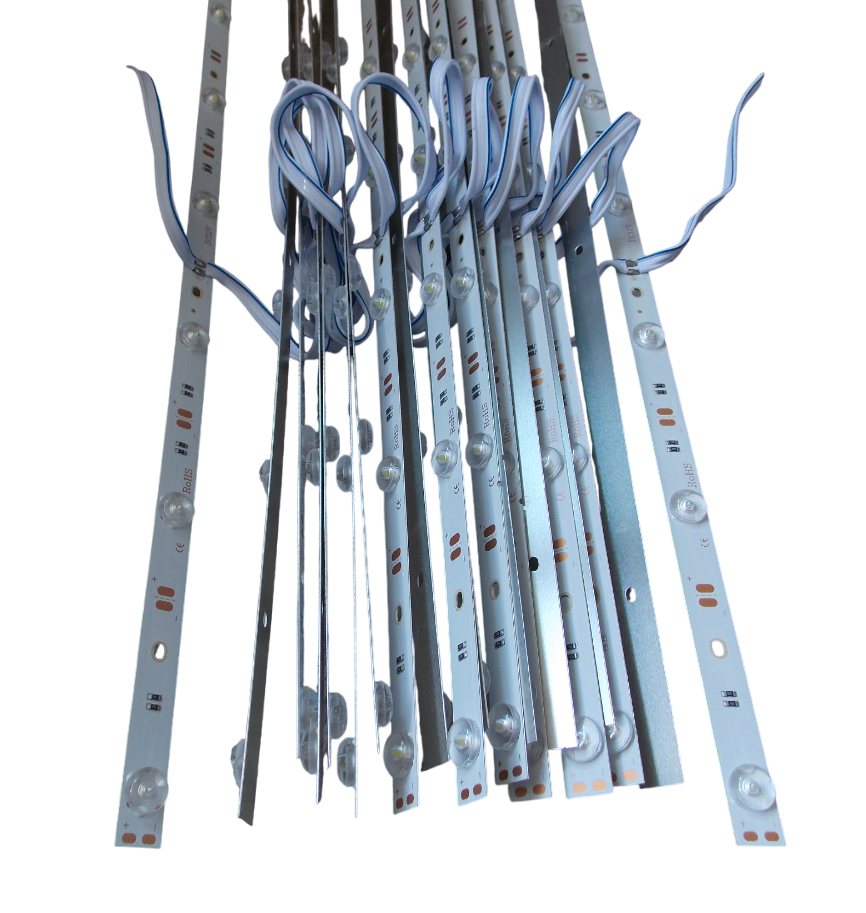 Светодиодная линейка 12В - 12Led/м - 12Вт белая 6000К