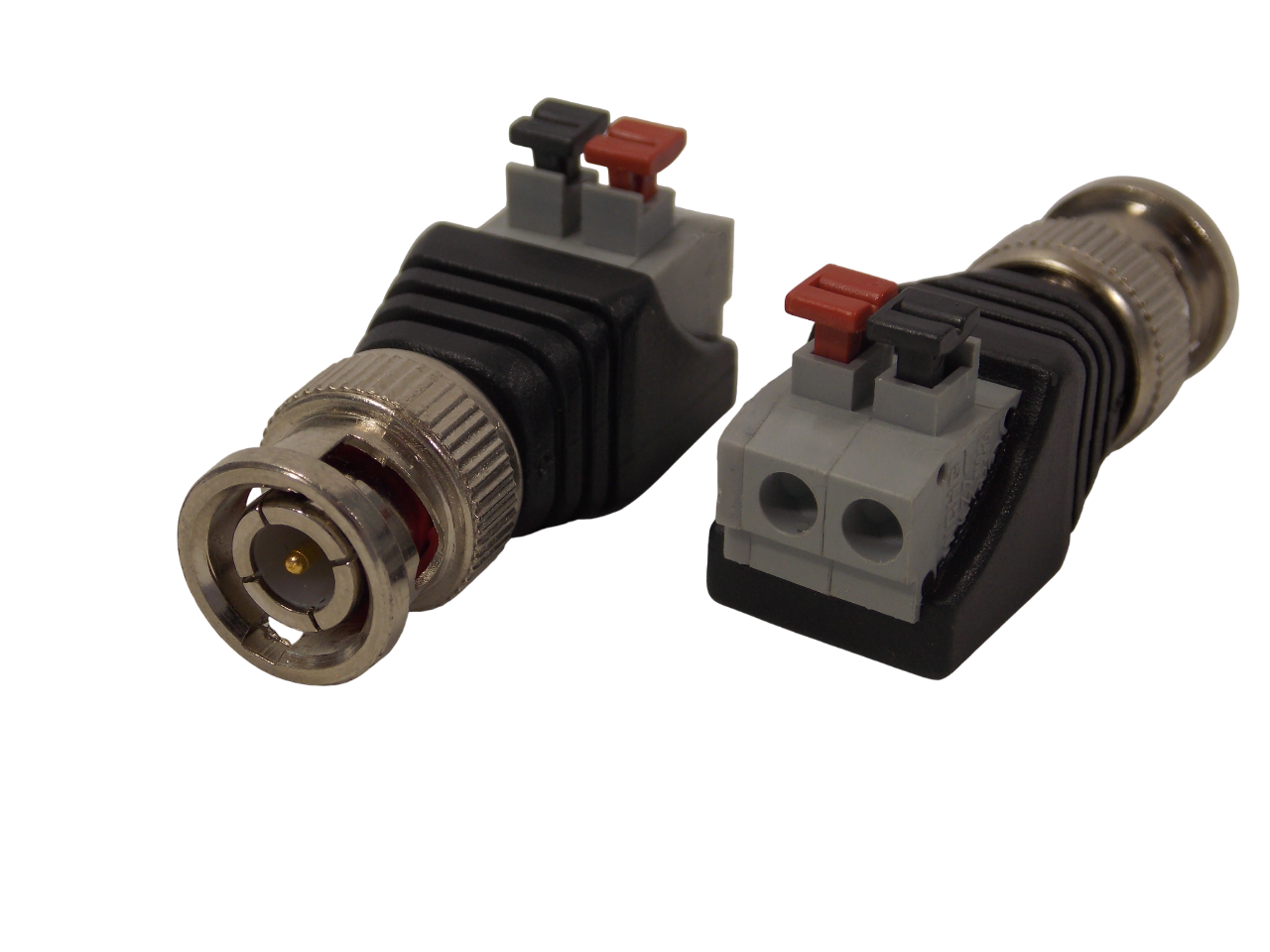 Штекер BNC  2pin с пружинным зажимом