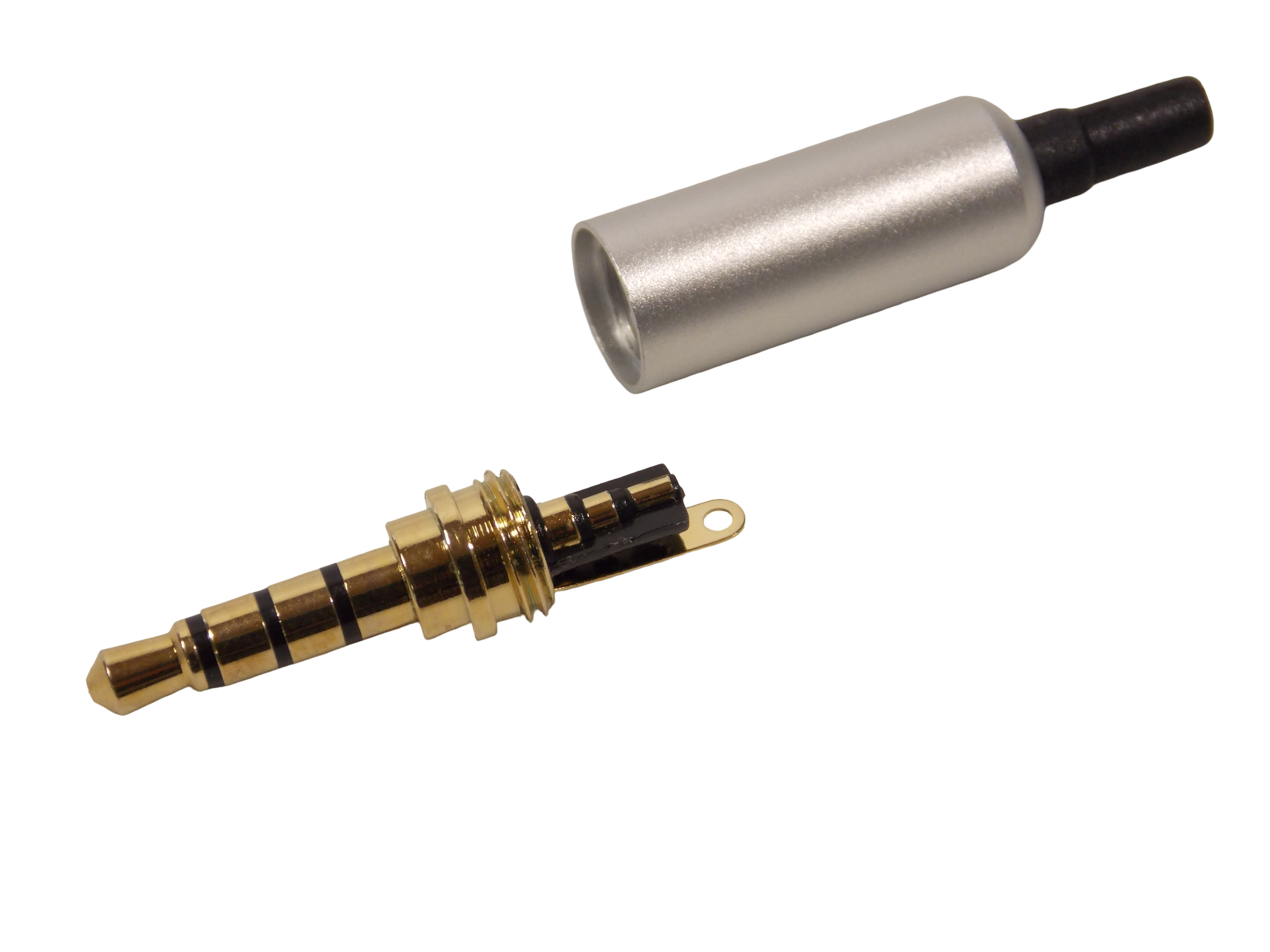 Штекер 3.5мм стерео 4C 