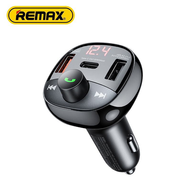 FM модулятор и автомобильное зарядное устройство Remax RCC-331  64,5W
