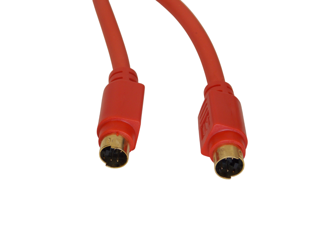 Шнур S-video 4pin  на S-video 4pin / 1.5 метра / красный