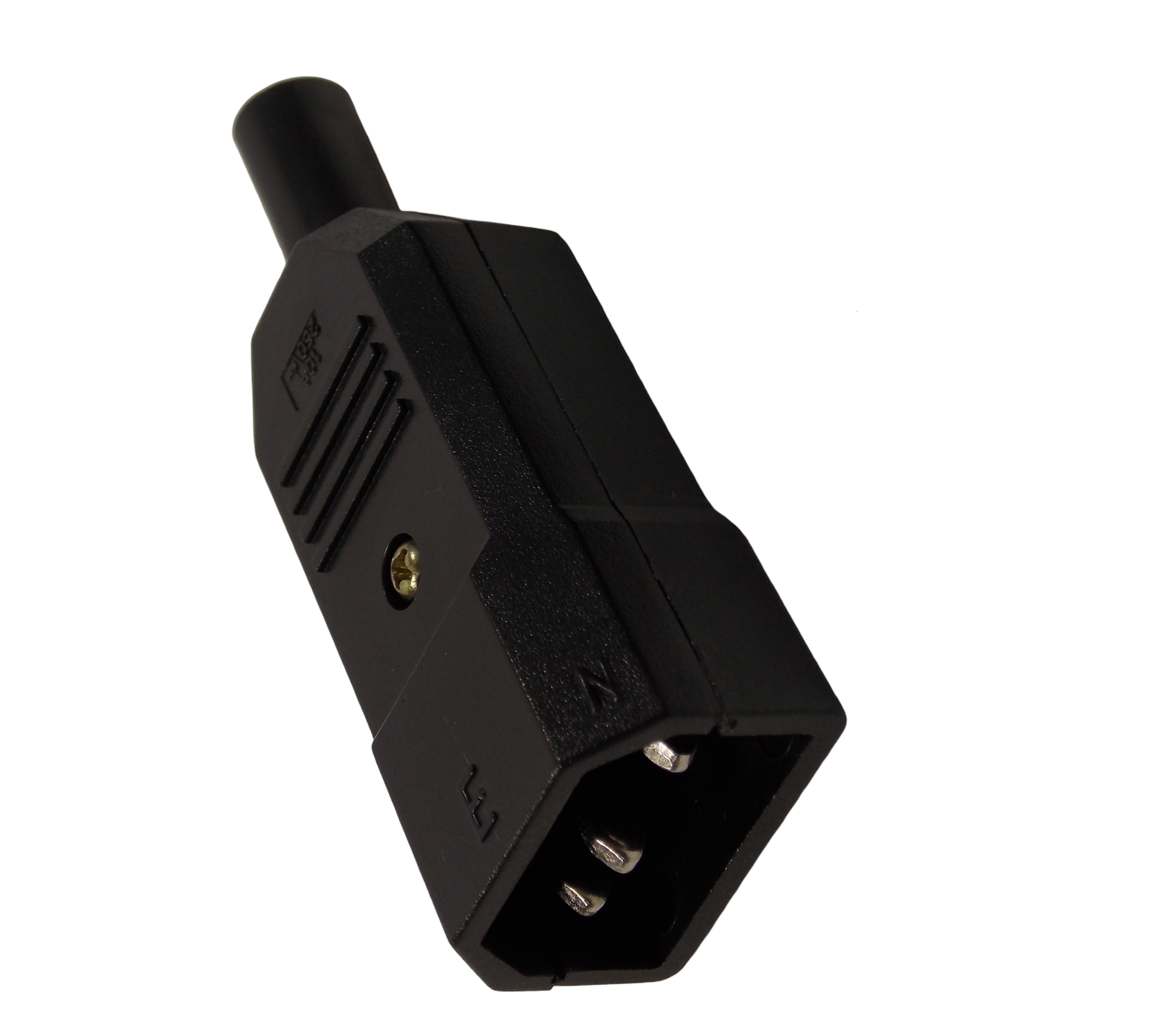 Штекер компьютерный сетевой  IEC 320 C14 на кабель