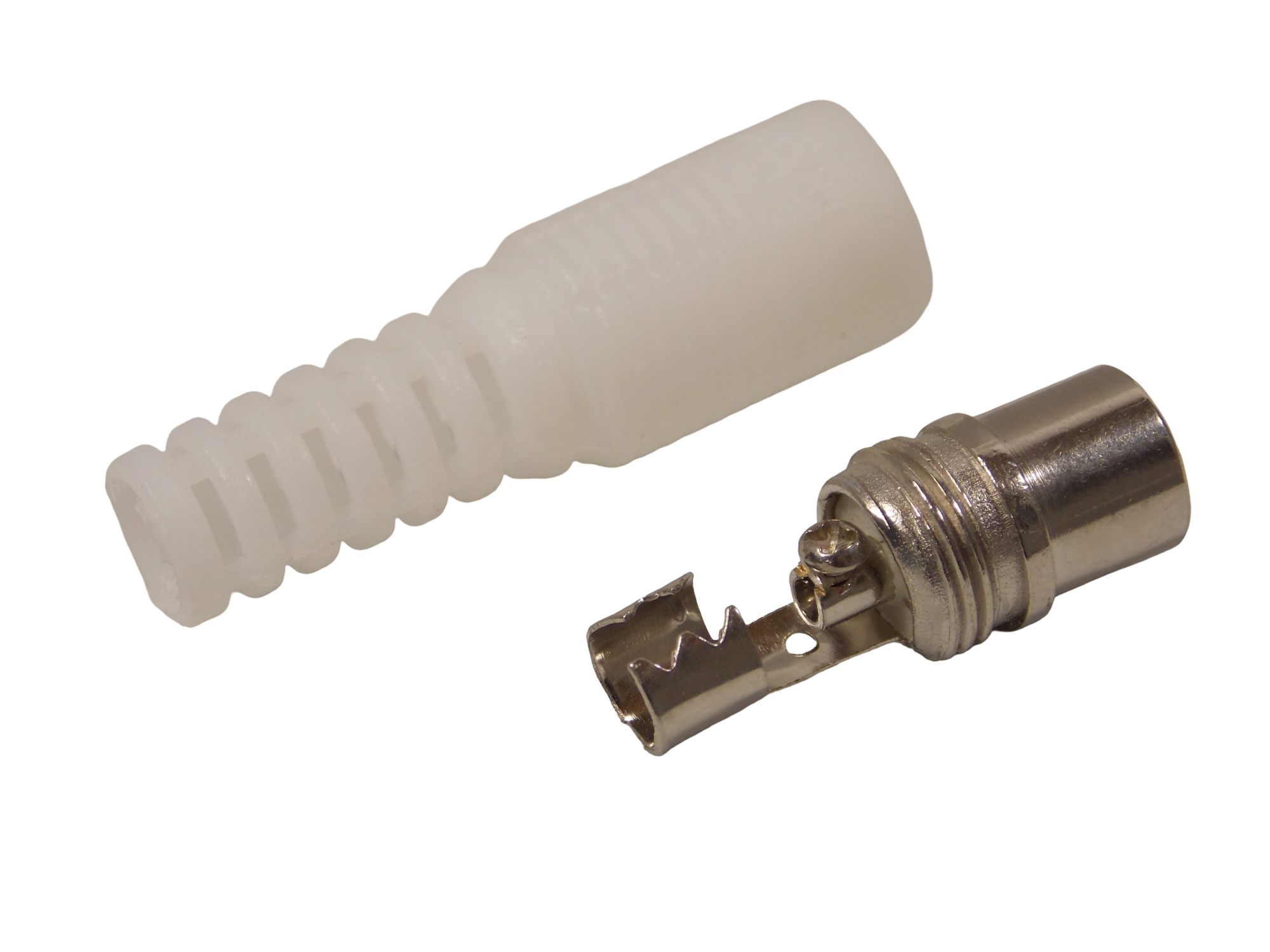 Штекер телевизионный  / пластик / без пайки