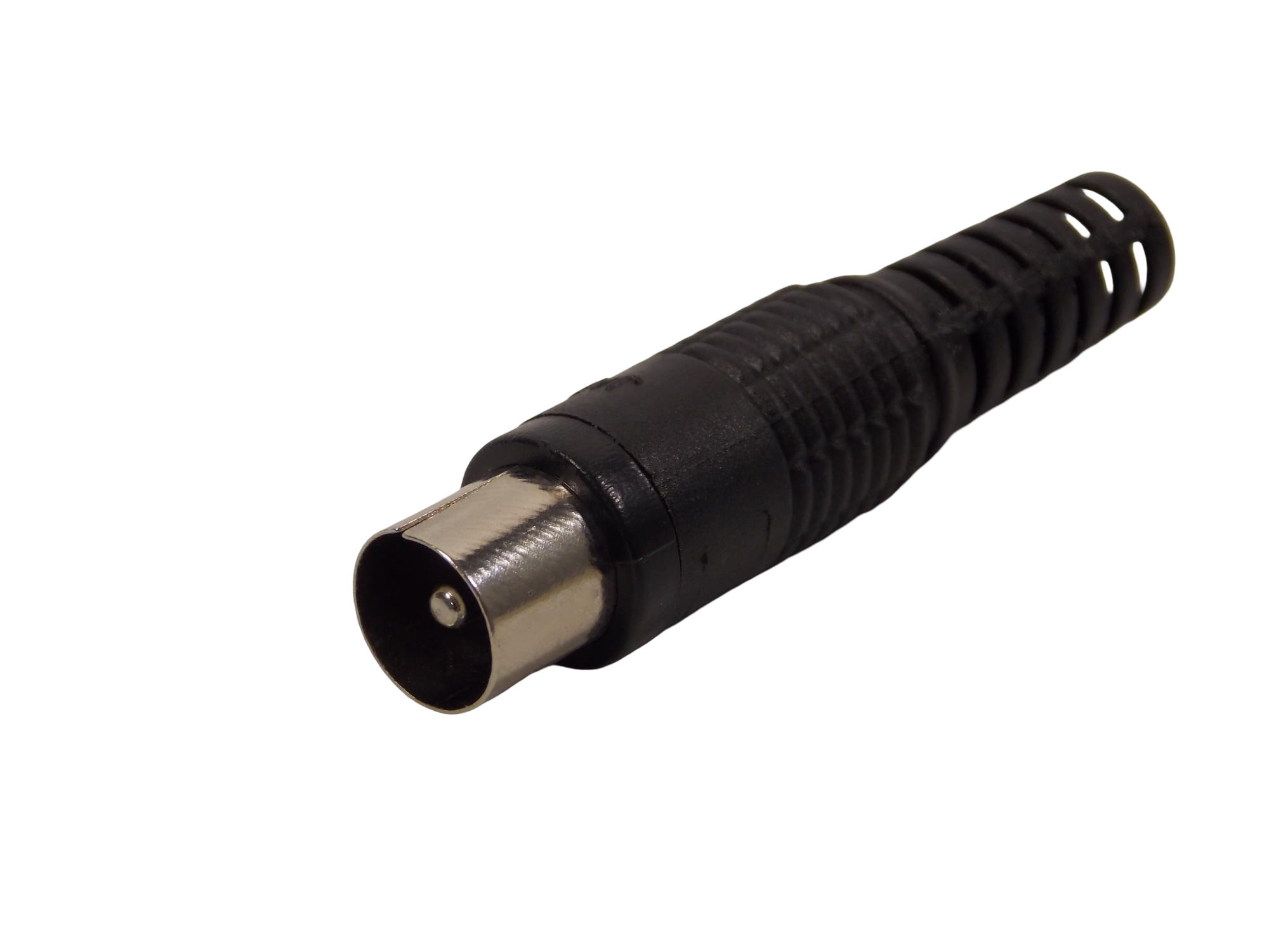 Штекер телевизионный  / пластик / без пайки