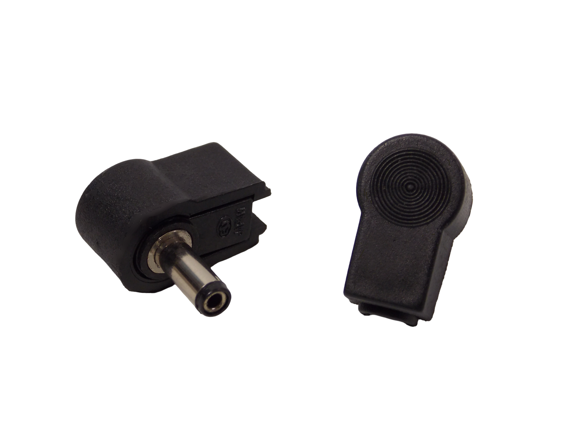 Штекер питания 4.0*1.7мм  угловой / пластик